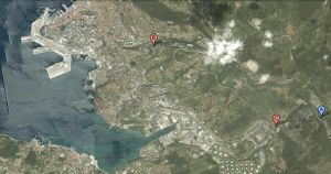 mappa satellitare Cippo Comici